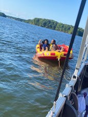 Cruise, swim, party and enjoy on a 2020 Tritoon on Lake Norman!