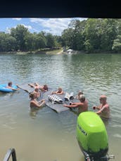 Pontón Party Barge para 12 personas en el lago Wylie