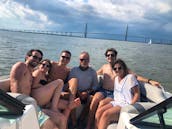 Private Cruises in the Low Country onboard 6 People Hurricane Deck Boat
