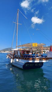 Private charter for daily boat trip on sailing Gulet PN for 12 people in Bodrum