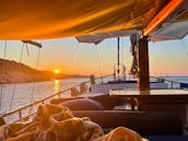 Private charter for daily and weekly boat trip on sailing Gulet HM in Bodrum