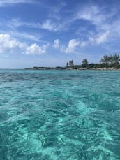 Intrepid Charter de 30 pés em Nassau, Bahamas, para mergulho com snorkel, porcos, tartarugas e muito mais