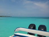 Aventuras de barco a motor e carta de pesca em Nassau, Bahamas, para 15 pessoas!