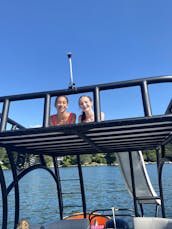 Slide Pontoon on Candlewood Lake