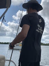 Fun and relaxing pontoon! Fall is here🍂🍁🍃⚓️🛥️🌊🌊