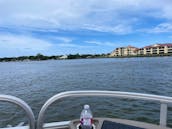 Rent this 10 person Sweetwater 20ft Pontoon in New Smyrna Beach, Florida!!