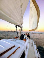  Stylishly restored classic 1970 Columbia 36 Yacht  Private Sailing Tours
