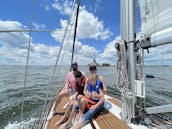 Classic sailboat in the heart of NYC.