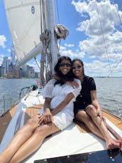 Classic sailboat in the heart of NYC.