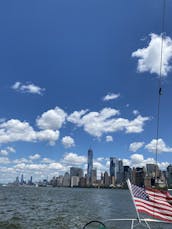 Classic sailboat in the heart of NYC.