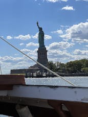 Classic sailboat in the heart of NYC.