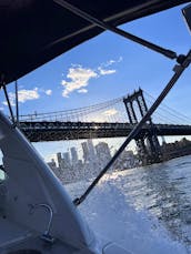 Experience New York Harbor on Sea Ray 280 Sundancer with Captain Michael