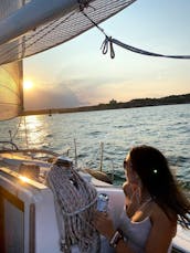 Velero J Boat de 42 pies en Newport, Rhode Island