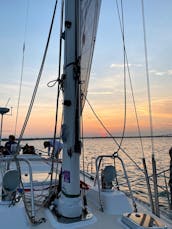 Velero J Boat de 42 pies en Newport, Rhode Island