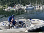 Barco con cubierta Maxum de 20 pies para Deep Cove, North Vancouver