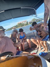 Bateau ponton, fête/salon, Palm Coast ou St Augustine, carburant gratuit pour 12 passagers 