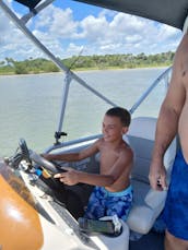 Bateau ponton, fête/salon, Palm Coast ou St Augustine, carburant gratuit pour 12 passagers 