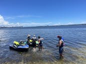  Nuevos alquileres de motos acuáticas SeaDoo Sparks y GTI en la playa de la ciudad de Panamá