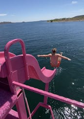 Incredible 40ft Pink Party Barge in Peoria, Arizona