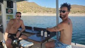 Aluguel de barco para festas particulares com o capitão em Lake Pleasant! Somos especializados em DIVERSÃO!