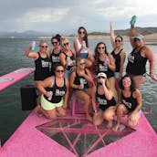 Incredible 40ft Pink Party Barge in Peoria, Arizona