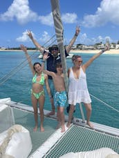 Discover St Maarten on this beautiful catamaran