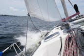 Sailing Long Island Sound with Captain Steve onboard 34ft Beneteau Oceanis 