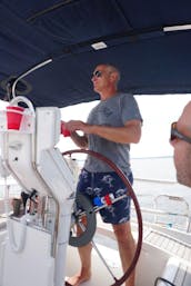 Sailing Long Island Sound with Captain Steve onboard 34ft Beneteau Oceanis 