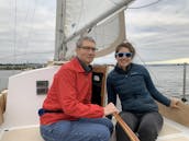 Sailing on the Columbia River aboard 27' Cape Dory Sailing Vessel