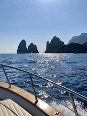 26 ft Power Boat Rental for 4 People in Positano, Italy