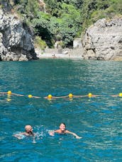 Amazing Full Day Experience in Positano, Italy Aboard this 32 ft Walk Around Boat