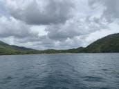 Passeios à vela e passeios turísticos na praia Potrero, província de Guanacaste, Costa Rica