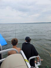 Pontão para 10 passageiros para alugar no Lago Texoma aceita animais de estimação