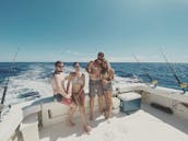 Marlin fever Yacht for deep sea fishing at Cap cana , Dominican Republic