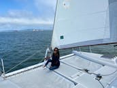 Excellent yacht for the SF Bay!   Wind power/green clean fun! Stable Catamaran with large enclosed main salon with amazing views!  In Richmond, CA