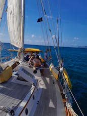 'FAMILY SAILING ADVENTURE' Sailing Charter the 66' Gran Shpountz in Carriacou, Grenada