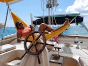 'FAMILY SAILING ADVENTURE' Sailing Charter the 66' Gran Shpountz in Carriacou, Grenada