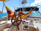 'FAMILY SAILING ADVENTURE' Sailing Charter the 66' Gran Shpountz in Carriacou, Grenada