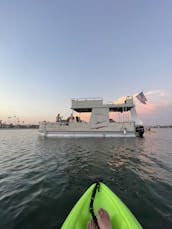 Double Decker Party Pontoon on Mission Bay - Captain/Bathroom/Slide/BYOB