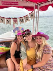 Pink party Boat cruise in San Diego Bay for up to 6 passengers