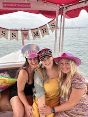 Pink party Boat cruise in San Diego Bay for up to 8 passengers