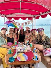 Pink party Boat cruise in San Diego Bay for up to 8 passengers