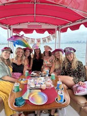 Pink party Boat cruise in San Diego Bay for up to 8 passengers