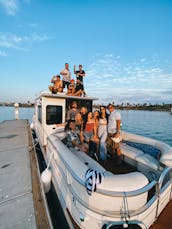 Largest Luxury Double Deck Pontoon Boat In Mission Bay w/ Waterslide Day & Night