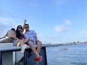 Largest Luxury Double Deck Pontoon Boat In Mission Bay w/ Waterslide Day & Night