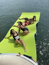 Largest Luxury Double Deck Pontoon Boat In Mission Bay w/ Waterslide Day & Night