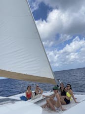 Catamarán de lujo de 40' en Cozumel