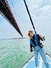 Curated Sailing Experience from the Golden Gate Bridge: Islander 36 Sailboat