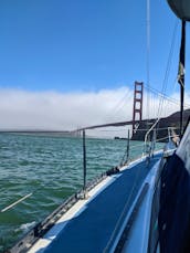 Curated Sailing Experience from the Golden Gate Bridge/Fort Baker aboard  Islander 36 Sailboat