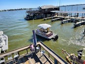 #17-Rent a  22' Sun Tracker Pontoon for 10 People in Seabrook, Texas